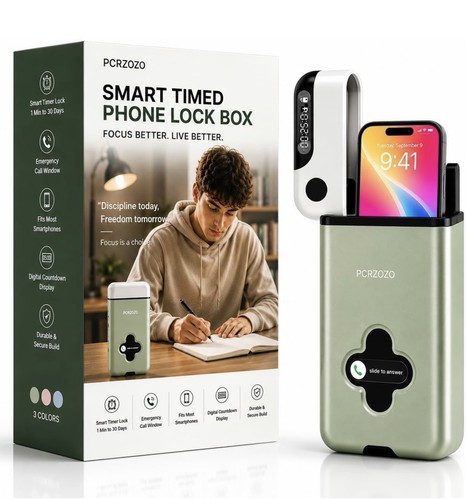 Pcrzozo phone lock - phone, box