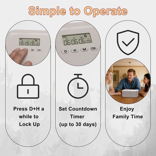 Digital timer lock box - digital,