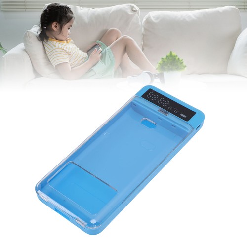 Blue portable cell phone - cell, lock