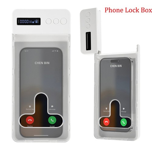 Plastic phone lock box - box, with