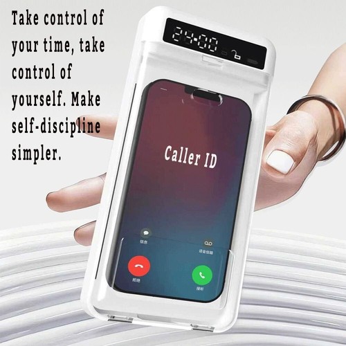 Transparent phone lock - lock, box