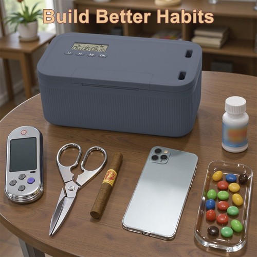 Digital timer lock box with - digital,